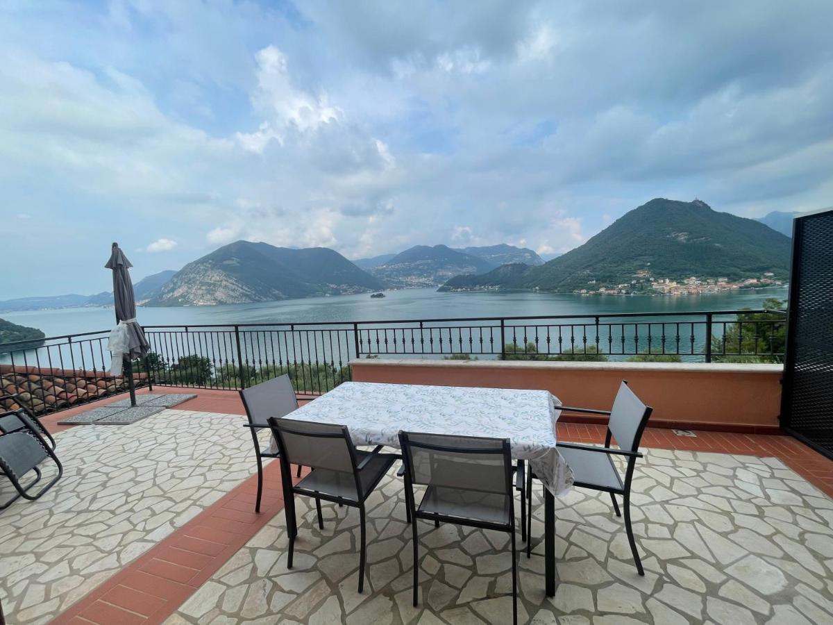 Appartamento Vista Lago D'Iseo Sulzano Exteriér fotografie