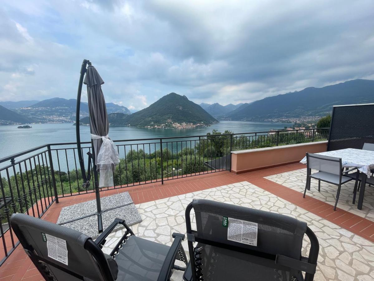 Appartamento Vista Lago D'Iseo Sulzano Exteriér fotografie